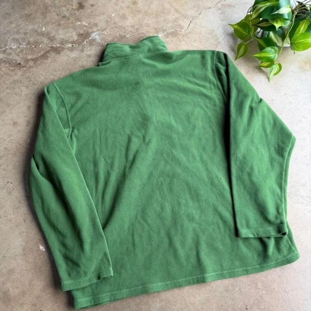 Vintage The North Face green quarter zip fleece